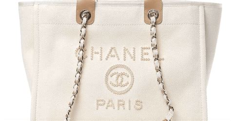 how to spot a fake chanel deauville tote|chanel deauville tote for sale.